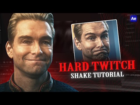 How To Make Hard Twitch Shake In After Effects | TUTORIAL