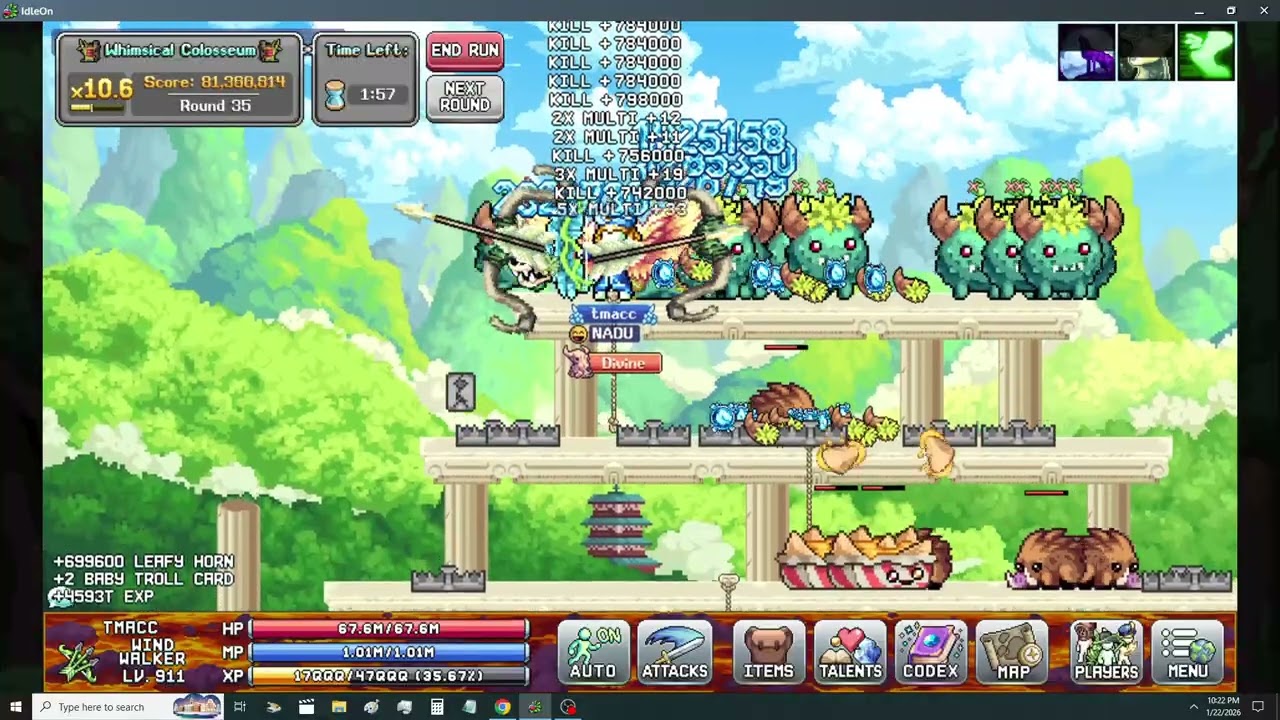 IDLEON : A Quick W6 Colosseum Run [Windwalker]