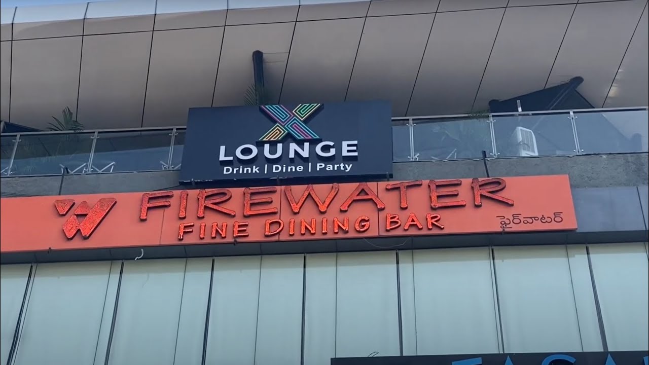 FireWater Fine Dining Bar Hitech City Hyderabad Telangana YouTube