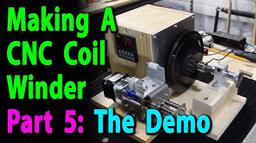 Making A CNC Pickup Coil Winder Part 5 The Demo