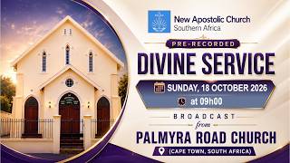 **PRE-RECORDED** - DIVINE SERVICE from PALMYRA ROAD CHURCH (CAPE TOWN, SOUTH AFRICA)