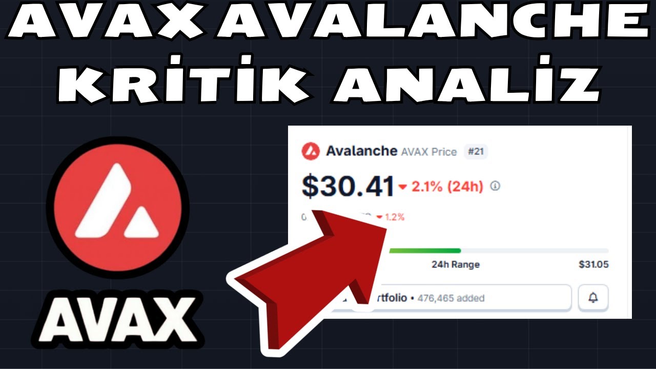 AVAX AVALANCHE 100 $ OLACAK MI ? AVAX ANALİZ 