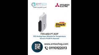 FX5-4AD-PT-ADP Mitsubishi PLC FX5 Analog Input Module