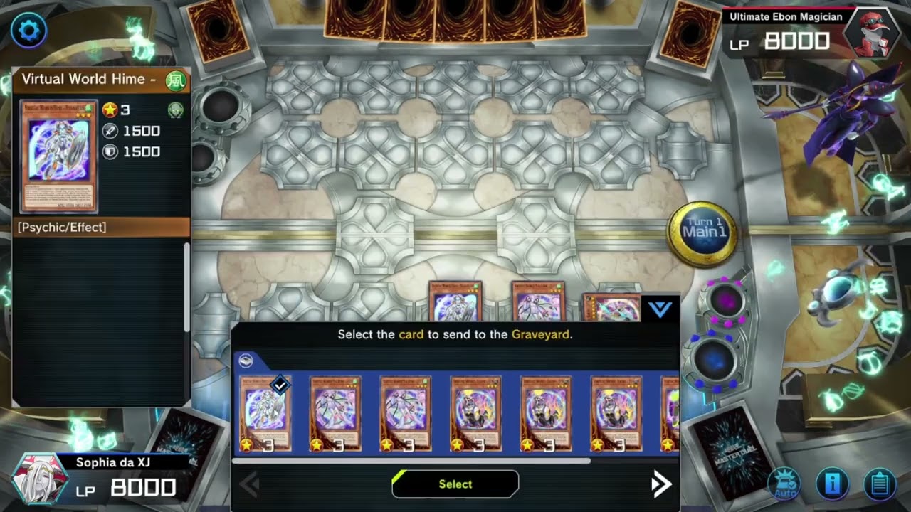 virtual world with rhongo - master duel