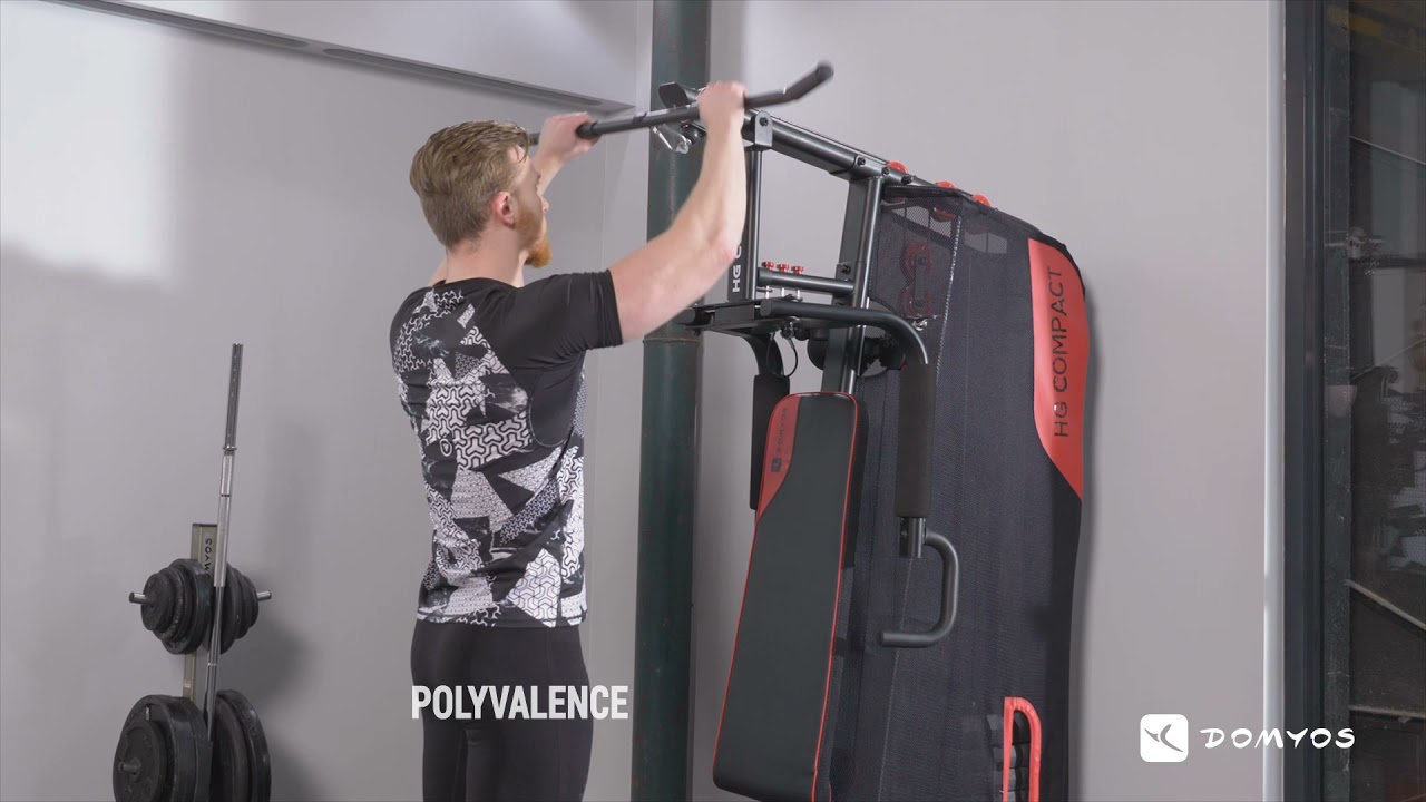 DOMYOS HOME GYM COMPACT MUSCULATION - YouTube