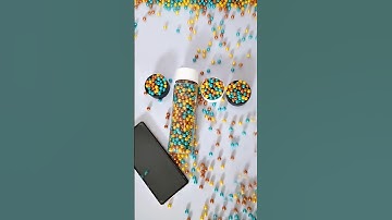 Hypnotic Loop Reverse BeadsASMR | Visual Therapy Flow 💆💛 #asmr #visualtherapy #satisfying