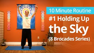 8 Brocades 'Ba Duan Jin' #1: Holding Up the Sky | 10 Minute Daily Routines #qigong #taichi by Brain Education TV 2,058 views 1 month ago 8 minutes, 49 seconds