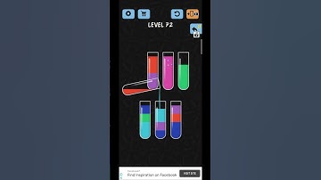 Water Colour Sort Level 72 #shorts #youtubeshort
