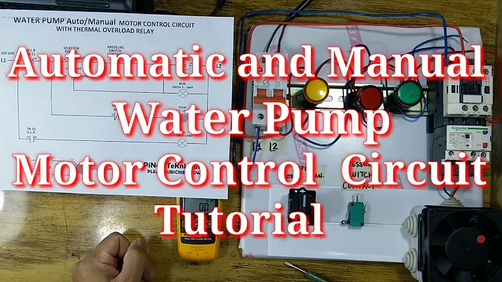 Automatic & Manual Mode/Water Pump Motor Control  Circuit Tutorial (Tagalog) (#12) pinoy teknisyan