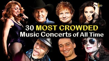 30 Most Crowded Music Concerts of All Time | 30 Biggest Concerts of All Time | infopeek
