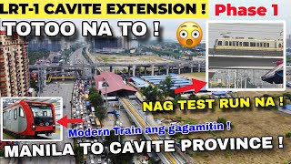 WOW ! LRT-1 CAVITE EXTENSION NAG TEST RUN NA ! FIRST 5 STATIONS REDEMPTORIST TO SUCAT LATEST UPDATE