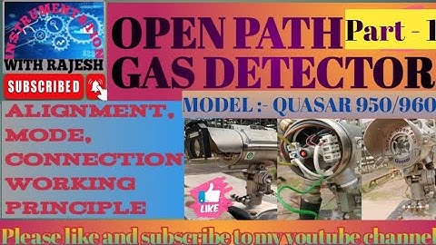 Open path gas detector spectrex SafEye Quasar 950/960 #instrumentationwithrajesh