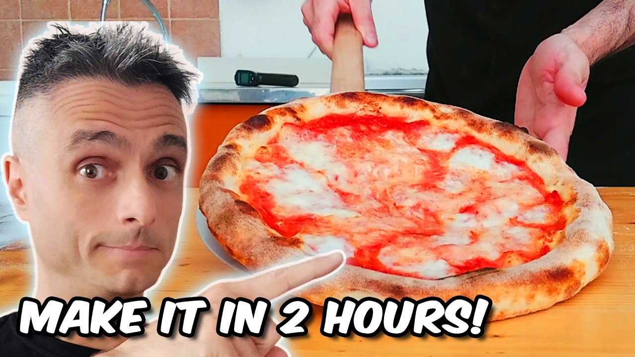 Pizza Dough Doesn't Need 24 Hours 🍕