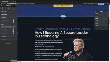 Hide/unhide sections on a page​