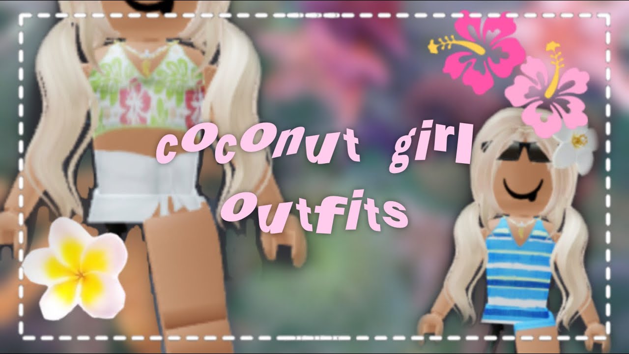 5 coconut girl aesthetic outfits! roblox YouTube
