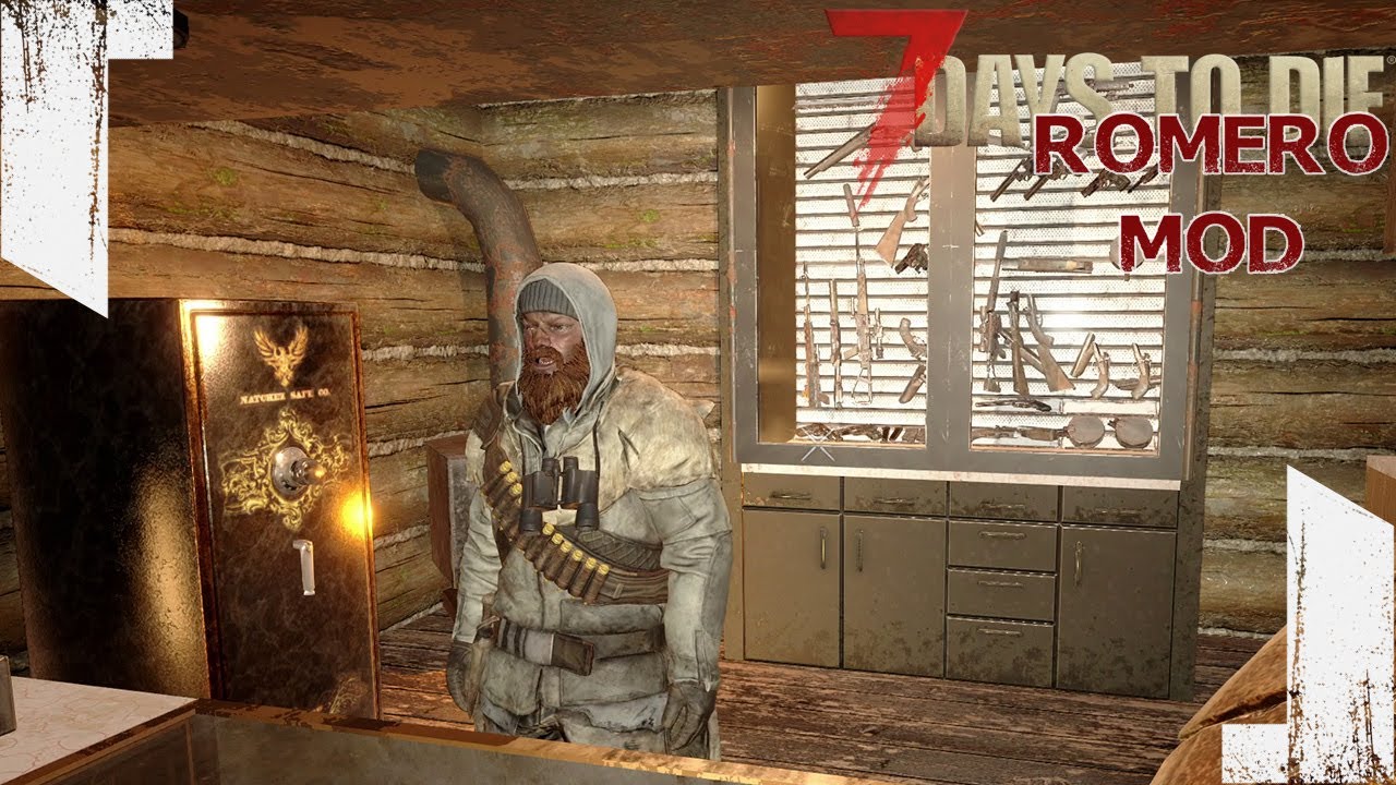 Stealing Trader Hugh's stuff. And exploring. - ep 54 - Romero Mod for 7 ...