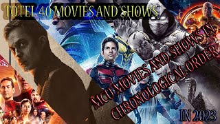 HOW TO WATCH ALL 40 MCU MOVIES AND SERIES CHRONOLOGICALLY | MARVEL MOVIES IN ORDER | MARVEL TIMELINE