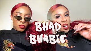 Bhad Bhabie inspired makeup look( In-Depth winged liner tutorial)| REGALKXNGMAKEUP