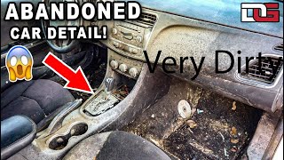 Cleaning an ABANDONED Repo Car | Car wash thick foam Kia Optima GT screenshot 2