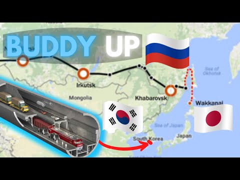 Amazing TUNNELS to Link Russia Japan Korea , Mega Tunnels Projects