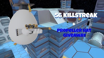 56 Killstreak + Propeller Hat Giveaway | Shell Shockers