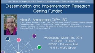 Dissemination and Implementation Research -- Getting Funded