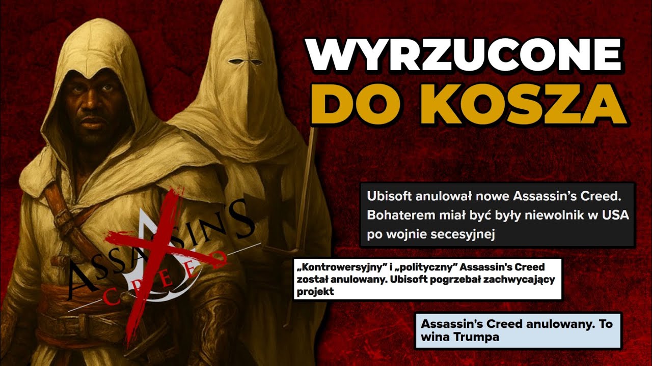Assassin’s Creed z CZARNYM BOHATEREM ANULOWANY. Ubisoft nie widzi POLITYCZNEGO KLIMATU na taką grę