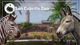 ☀ Realistic Somali Wild Ass & Zebra Habitat Speedbuild | Planet Zoo Sandbox Series