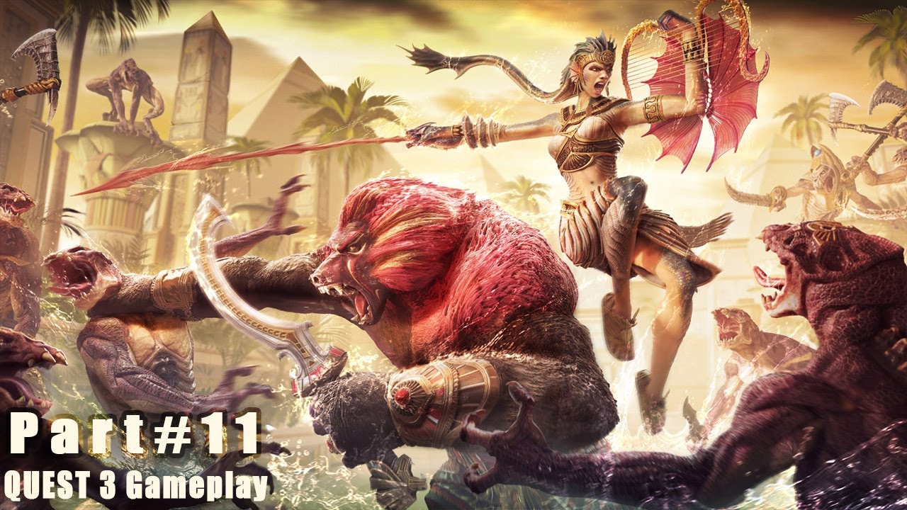 Gameplay Quest 3 Asgard's Wrath 2 walkthrough part#11 path to the observatory. Прохождение VR