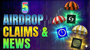 🔥 Claim These 5 Airdrops Before They