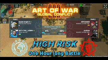 AOW3 ; "High Risk" || intense 1 hour long 2vs2 battle || win by activity