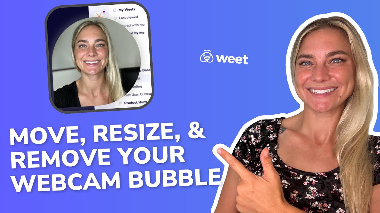 How to Move, Resize, & Disappear Your Webcam Sticker