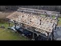 Timber framed barn part 22 roof rafters