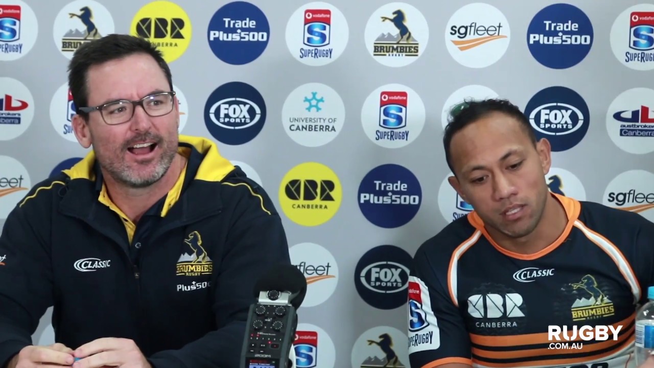 2018 Super Rugby Round 16: Brumbies press conference
