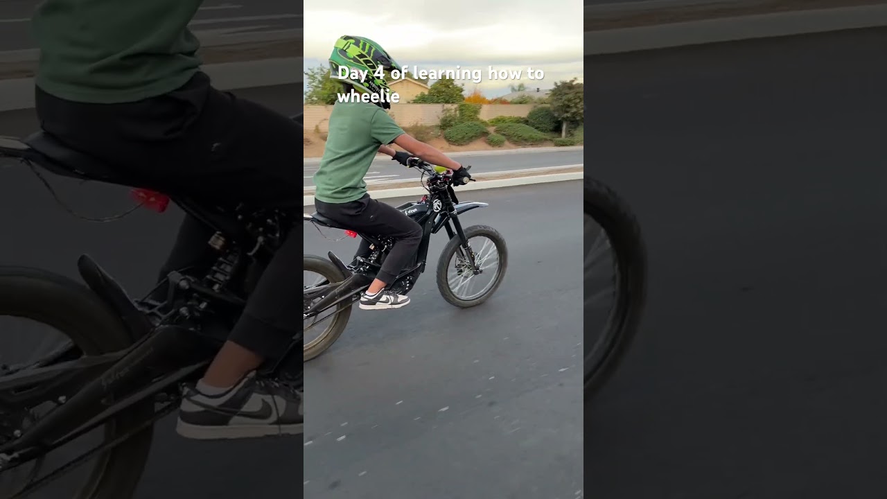 Day 4 of learning how to wheelie 🔥🔥 