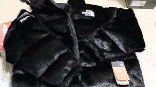 Supreme®/The North Face® Faux Fur Nuptse Jacket FW20 WEEK 16 PICKUP/UNBOXING