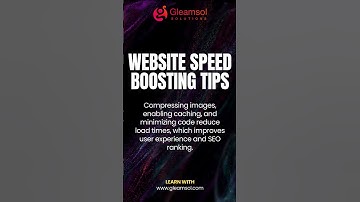 Speed Up Your Website in 1 Step #webperformance #ux #gleamsol