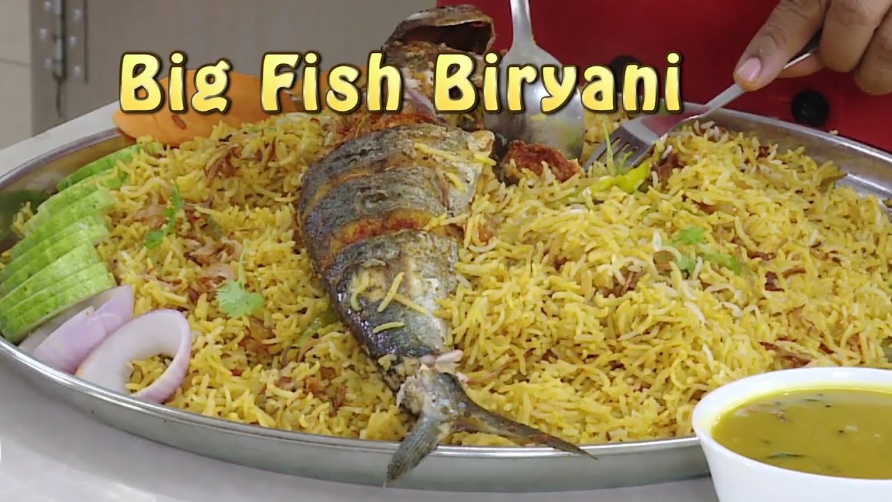 Vanjaram Fish Biryani - Big Fish Biryani | Vahchef - VahRehVah