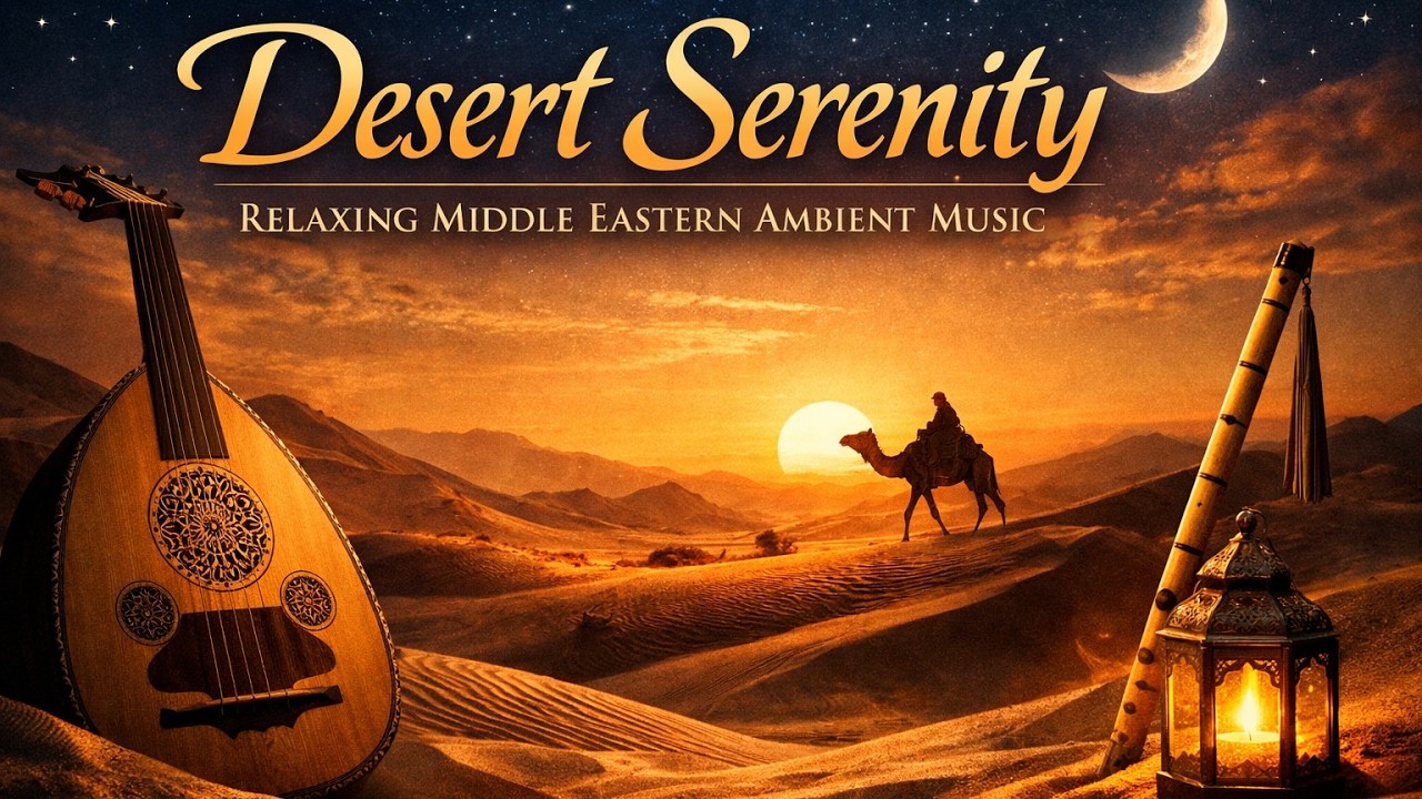 Desert Serenity 🌙 | Relaxing Middle Eastern Ambient Instrumental for Deep Peace