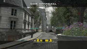 Call of Duty: MW3 Long-range Throwing Knife Kill