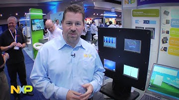 NXP LPC4088 LCD Touchscreen demo at ARM TechCon 2012