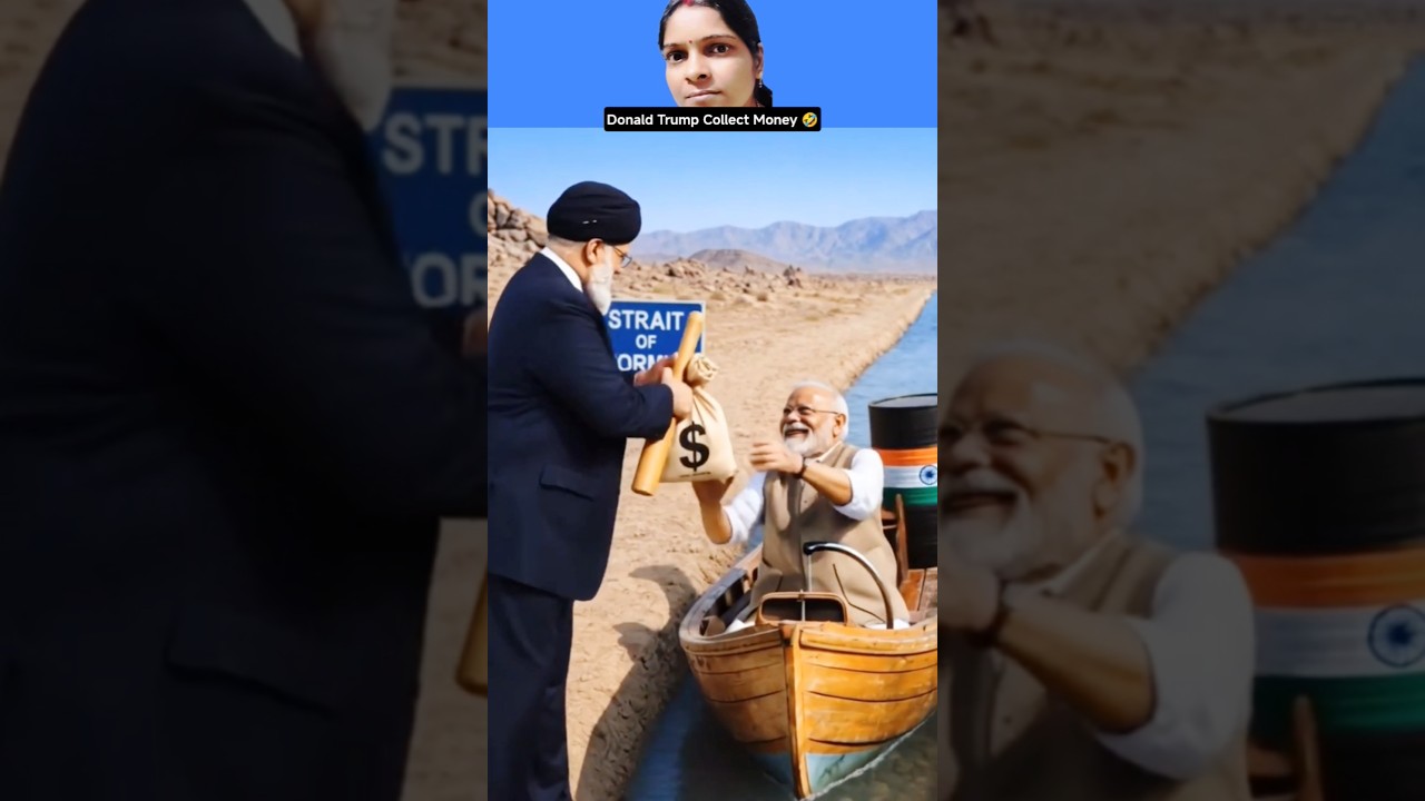 ???? Donald Trump Collects Money In The Strait Of Hormuz #funny #trump #shots ???? 
