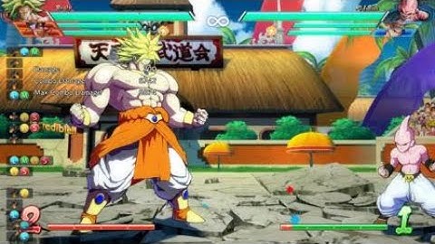 Broly Solo Corner Combo using j.2H into Sparking into Slow Level 3