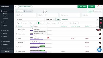Workflow Dashboard - Tracking client work and deadlines