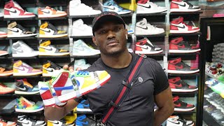 UFC Kamaru Usman Goes Shopping For Sneakers With CoolKicks