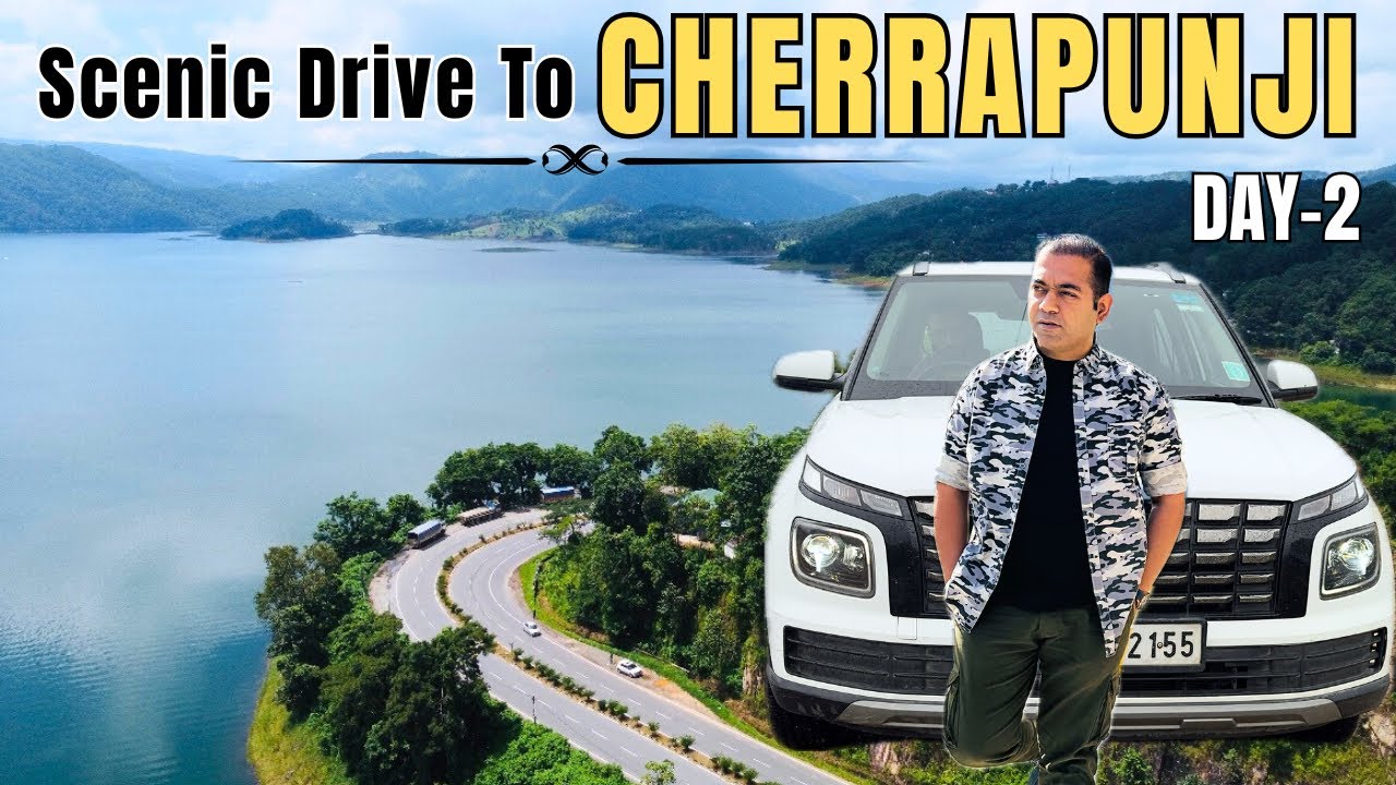 Guwahati To Cherrapunji In Monsoon  | Crossing Beautiful Umiam Lake 