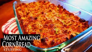 Chorizo And Cornbread Stuffing Dressing Recipe- Stuffing Versus Dressing