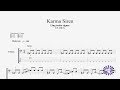 【Bass】Karma Siren  ベースtab譜 凛として時雨〚Ling Tosite Sigure〛 by NipponTAB