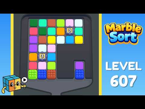 Marble Sort level 607 walkthrough video cover