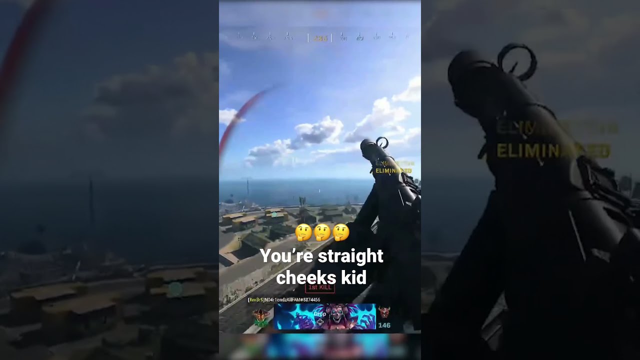 “You’re straight cheeks kid!” 😂 (Warzone) 